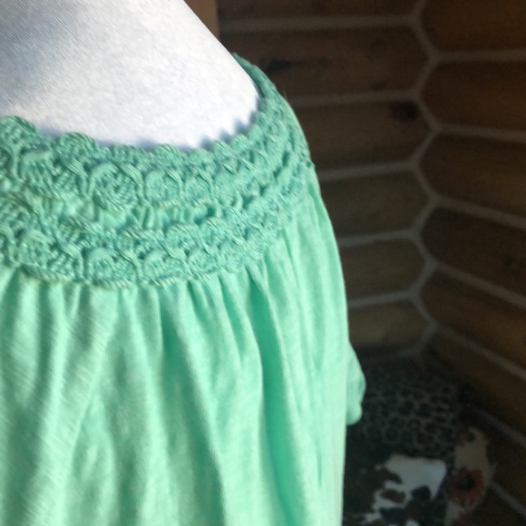 JM Collection Women Sage Green T-shirt - Picture 3 of 11